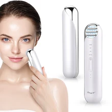 

CkeyiN EMS Facial Massager Anti Wrinkle RF HF COOL Face Lifting Massage Skin Rejuvenation Cold Compress Tightening Beauty Device