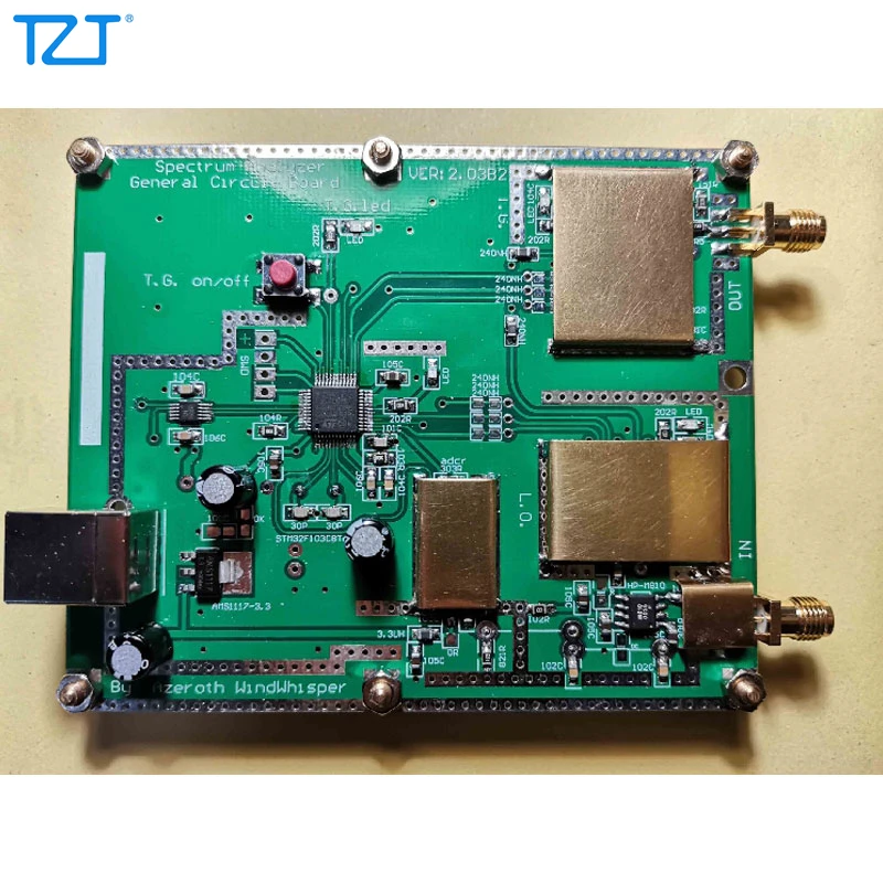 TZT 35MHz 3500MHz RF анализатор спектра с отслеживанием генератор развертки D6