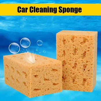 

Car Wash Sponge Extra Large Cleaning Honeycomb Coral Car Yellow Thick Sponge Block Car Supplies Auto Wash Tools Absorbent