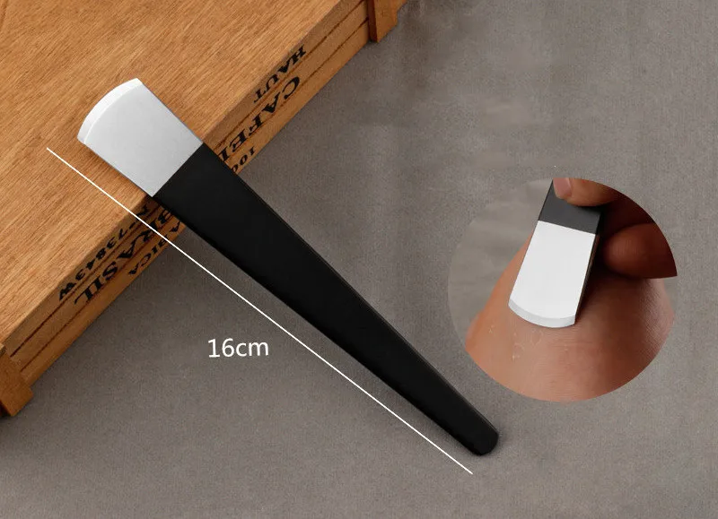 Wide knife 1 шт. педикюр маникюр ногтей Очиститель кутикулы Уход омертвевшей кожи строгальный инструмент красоты - Цвет: Wide knife