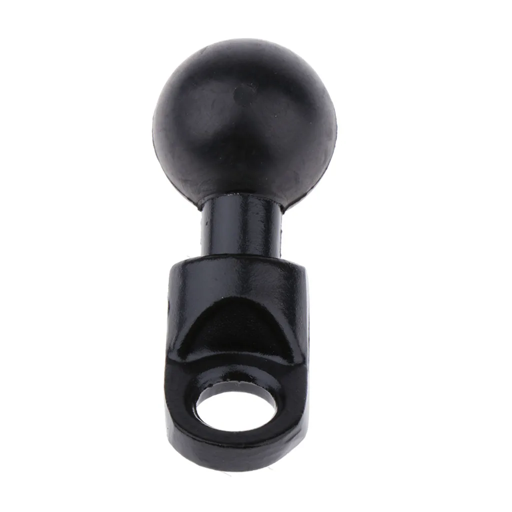 Rail Clamp Mount Motorcycle Handlebar Mirror Mounting Holder Base with 1 inch Ball