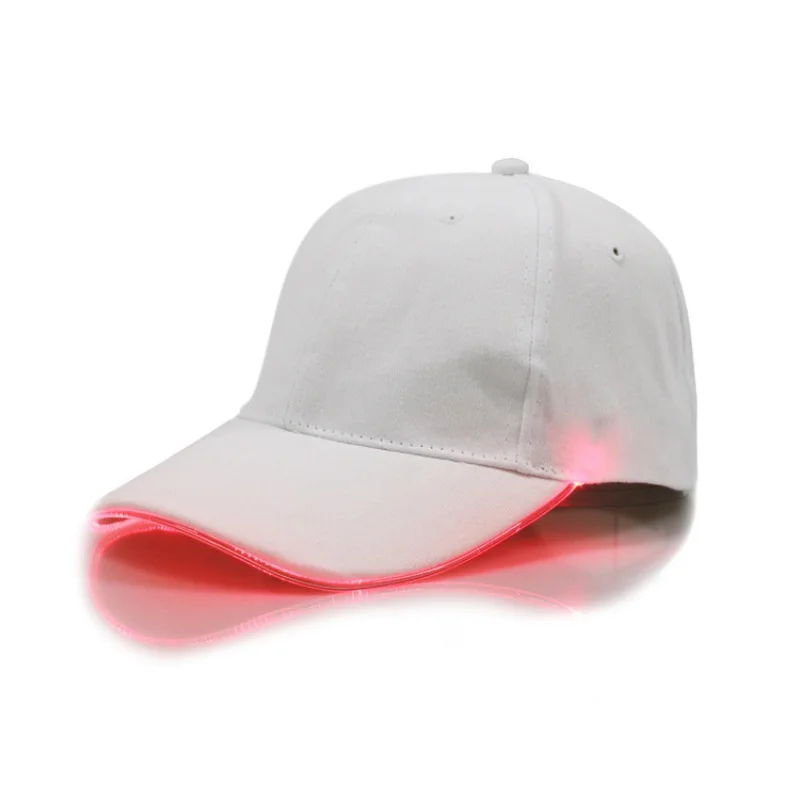 Светодиодный свет Бейсбол шляпа светящаяся Кепка идеально подходит для вечерние в стиле хип-хоп, для бега и больше спортивных светодиодный головной убор Рождественский подарок дропшиппинг ZA - Цвет: W1