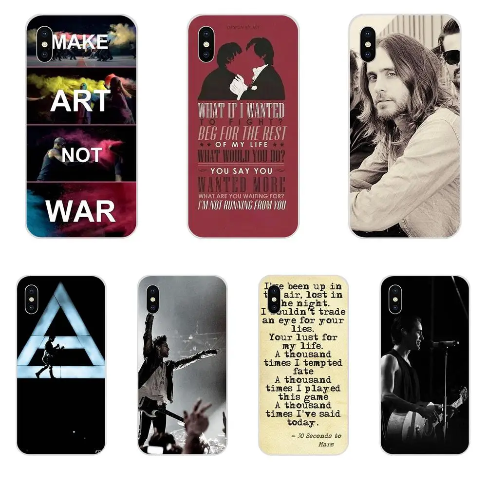 

TPU Call Box For Huawei Honor Nova Note 5 5I 8A 8X 10 Pro 9X For Moto G G2 G3 G4 G5 G6 G7 Plus 30 Seconds To Mars 30stm Band