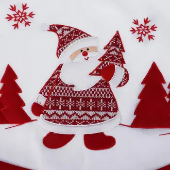 

Christmas Tree Skirt Ornament Diameter Christmas Tree Bottom Decoration Non-woven Fabric Stickers Christmas Tree Skirt