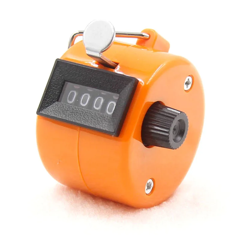 8 Color Digital Tasbih Counter 0-9999 Hand Tally Counter ABS Mechanical Clicker Mini Calculator Manual Count Tool