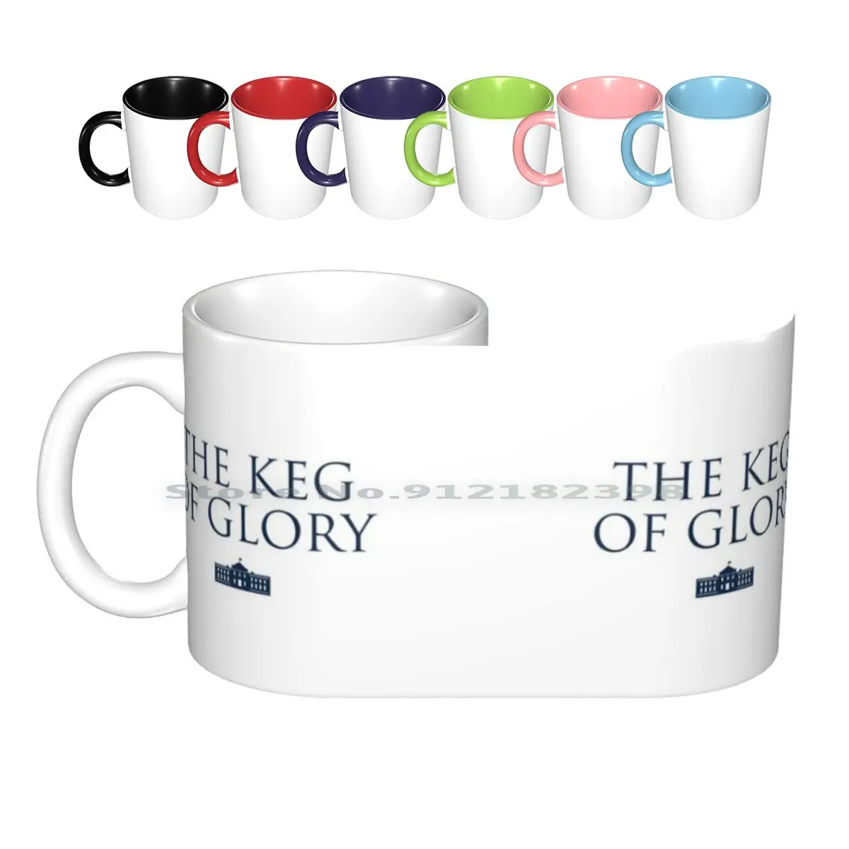 The Keg Of Glory Tazze In Ceramica Tazze Da Caffè Tazza Da Tè Al Latte Keg Glory West Wing Josh Lyman Donna Moss Donnatella Muffin Bagel Land