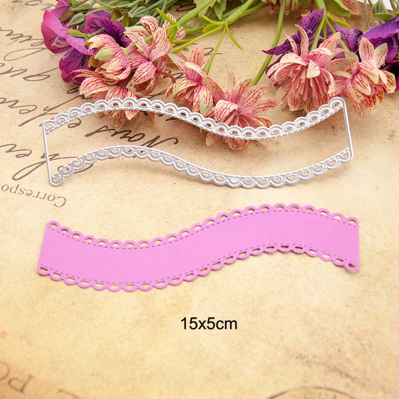 Wave Lace Border Cutting Dies