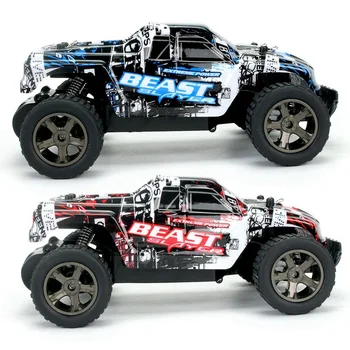 

2 Pcs New RC Car 2811 2.4G 20KM/H High Speed Racing Car Climbing Remote Control Car RC Electric Car Off Road Truck 1:20 RC , Red