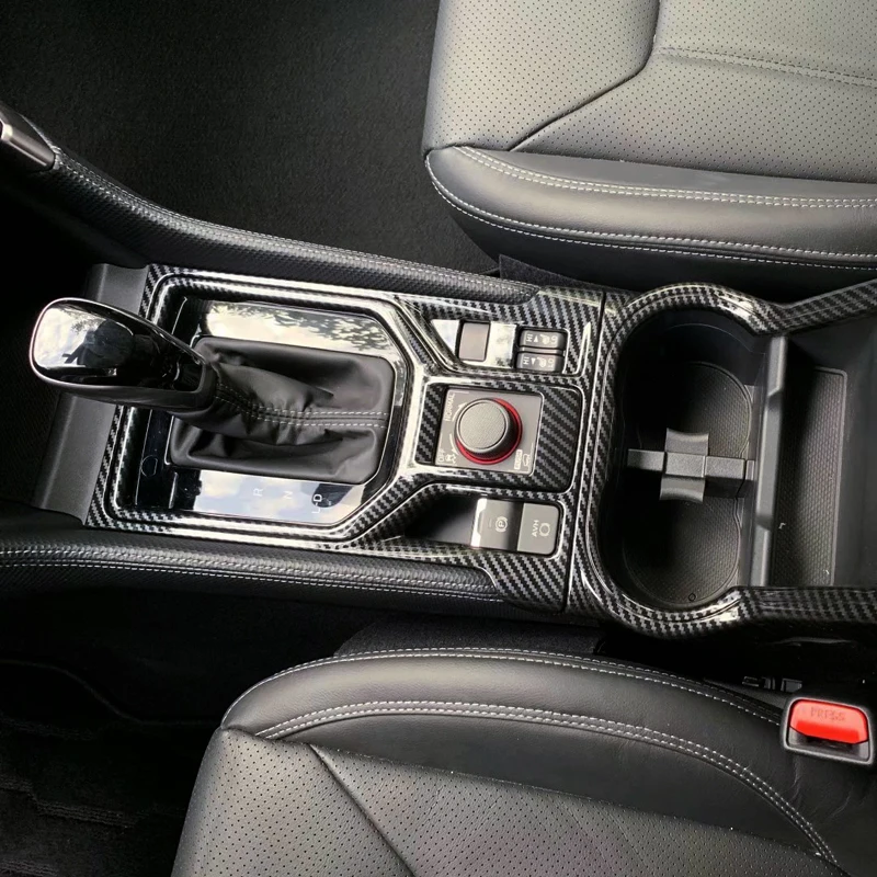 ABS аксессуары для салона автомобиля Передняя коробка переключения передач Панель рамка накладка 2 шт. для Subaru Forester