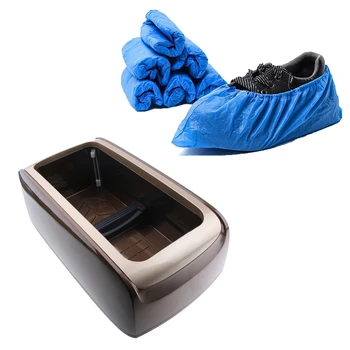 

Automatic Shoe Cover Dispenser with 100pcs Overshoes for Home Office Sterile Lab Hospital Supply