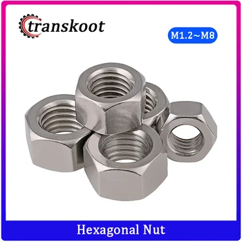 

100pcs DIN934 m1.2 m1.6 m1.6 m2 m2.5 m3 m4 m5 m6 m8 Carbon Steel Hex Hexagon Nut Bolt m1.2 m1.4 m1.6 m2 m2.5 m3 m4 m5 m6 m8