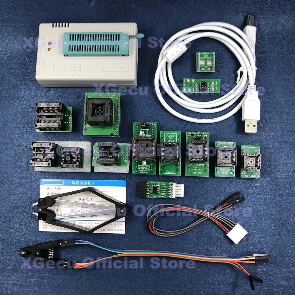 Универсальный программатор V10.27 XGecu TL866II Plus с поддержкой 15000 + IC SPI Flash NAND EEPROM MCU AVR