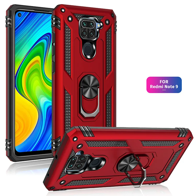 Shockproof for Xiaomi Redmi Note 9 Case Military Armor Drop Protective Ring Holder Magnet Phone Case Redmi Note 9 Pro Redmi 9 H9a61509f1c1f4298997da5a26148ae6d0