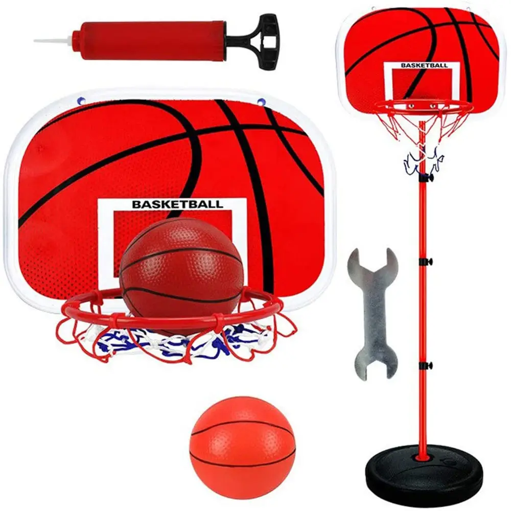 

1.5m Children Indoor Liftable Basketball Rack (1.5m Basketball Rack Color Frame) Mini Adjustable Basketball Outdoor Game