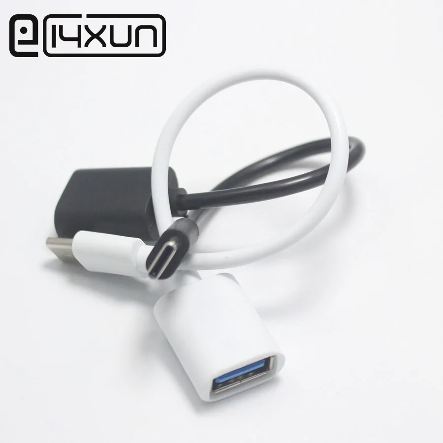 

Eclyxun 1pcs OTG Type-C USB Male Plug to USB 3.0 / 2.0 Female jack Connector Adapter for Phone Computer White Black