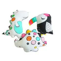Милые игрушки динозавра набивная Кукла Плюшевая Игрушка Мягкие животные Красочные напечатанные Pillow urus Подушка Фаршированная день