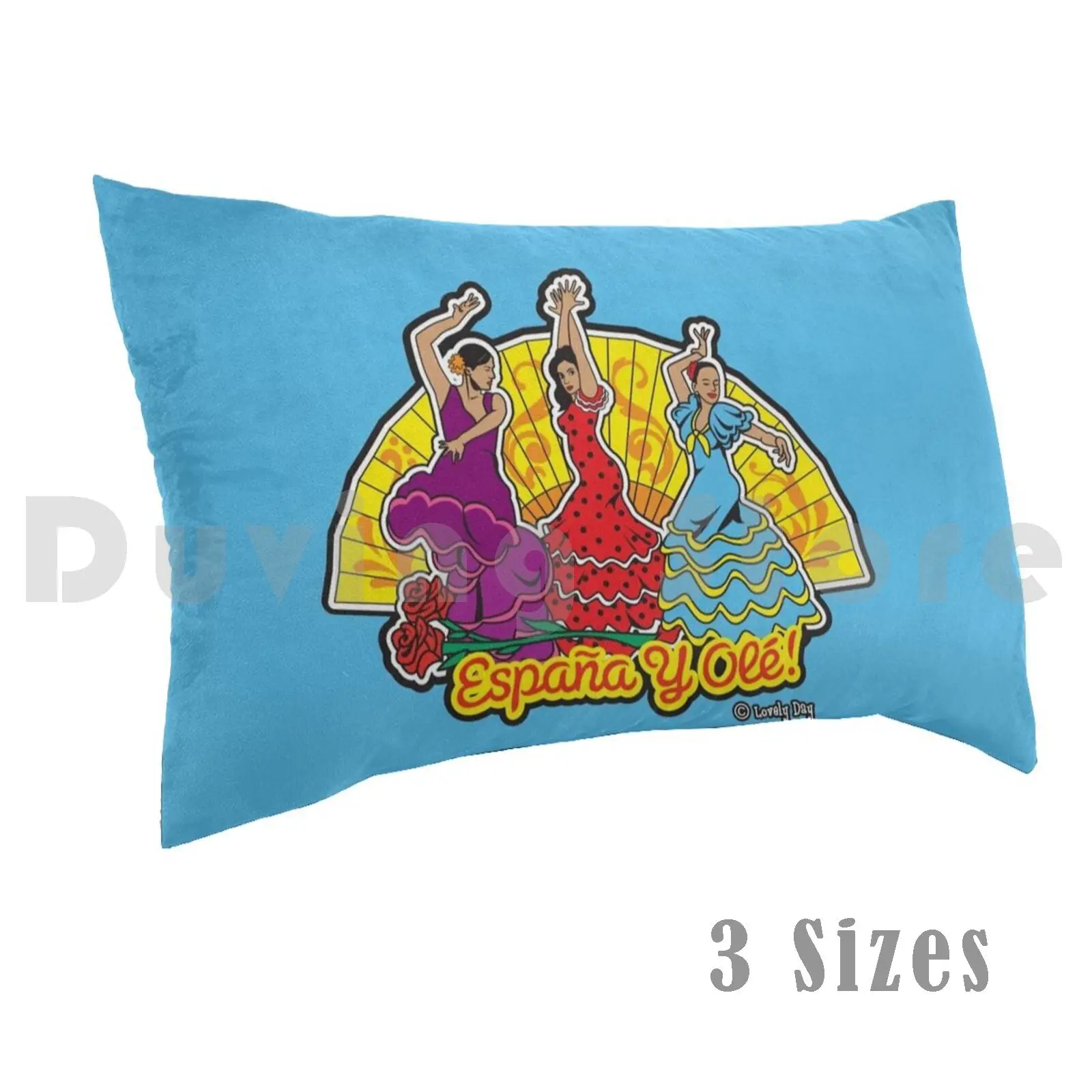 Espa? Una Spagna Flamenco Blue Sky Famosa Federa Per Cuscino Dal Design Adorabile Fai Da Te 50X75 Spagna Espa? Una Ballerina Di Flamenco