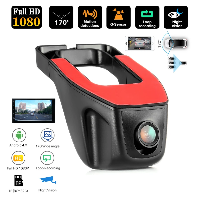 Автомобильный видеорегистратор мини USB Full HD 720P цифровой камера