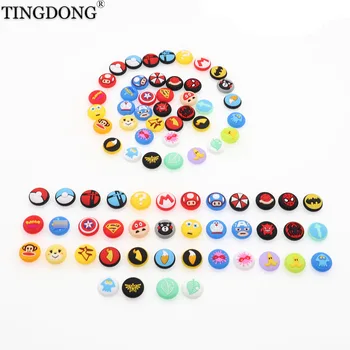 

100Pcs For Switch Lite Joy-Con Controller Gamepad Thumbstick Case Animal Crossing Tree Leaf Thumb Stick Grip Cap Joystick Cove