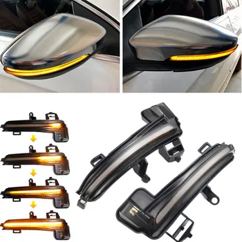 

Dynamic LED Turn Signal Blinker Mirror flasher Light For Skoda Superb A7 B8 MK3 III Typ 3V 2016 2017 2018