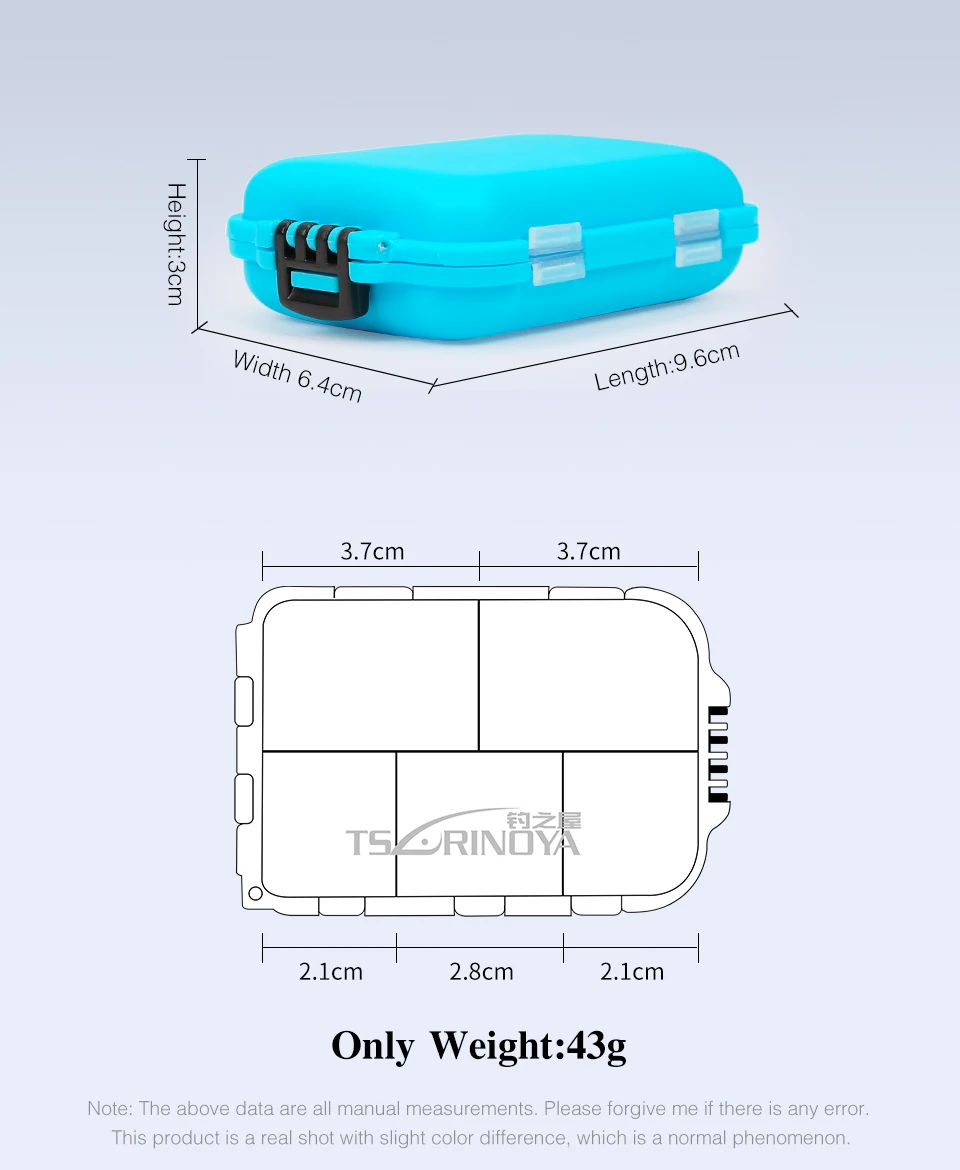 Tsurinoya 釣り道具用のマイクロボックス フックと個別のスペースを備えた10のコンパートメント 釣りアクセサリー用の収納ボックス 釣り道具 Aliexpress Tsurinoya 釣り道具用のマイクロボックス フックと個別のスペースを備えた10のコンパートメント 釣りアクセサリー用の収納ボックス 釣り道具 Aliexpress