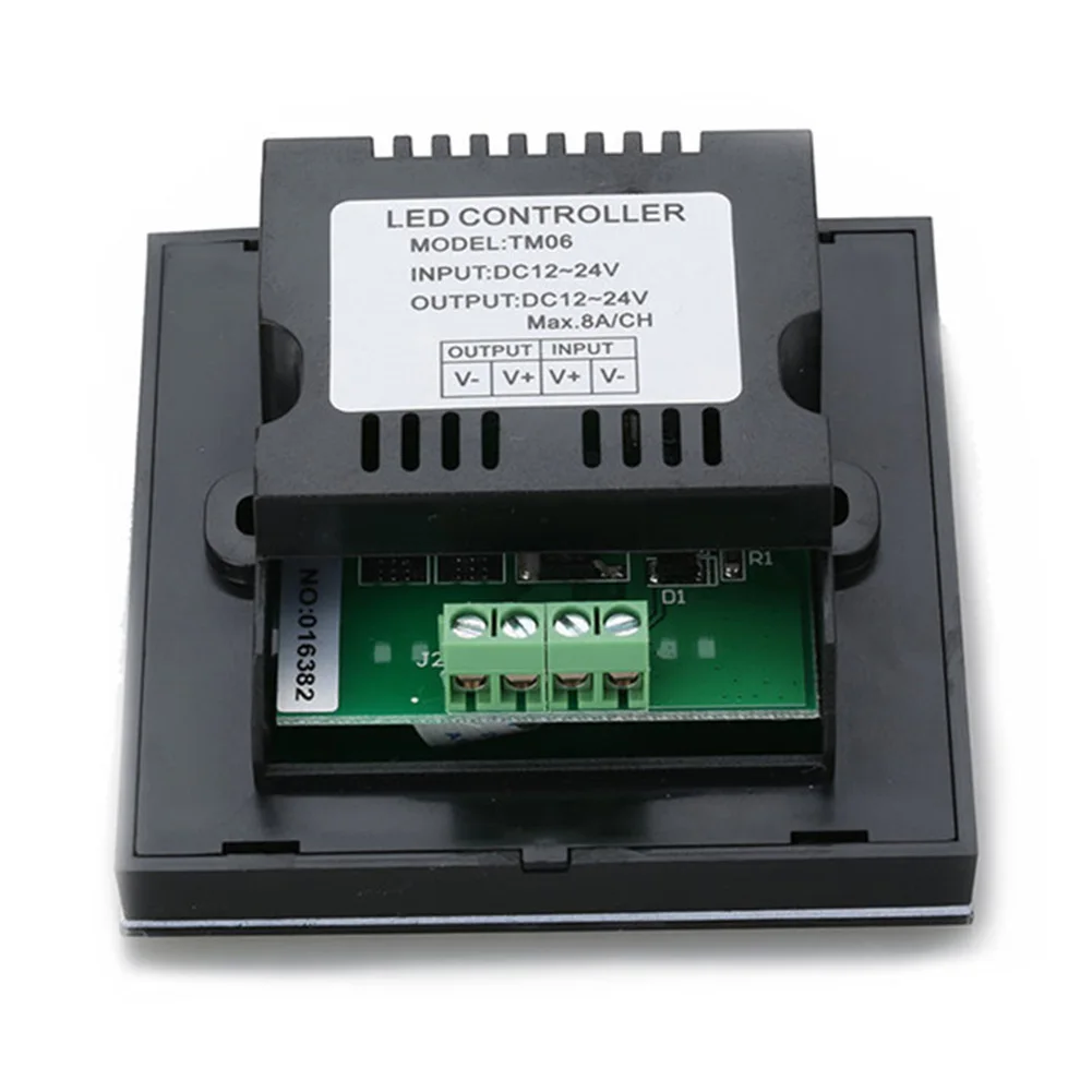 DC 12 V-24 V Регулируемый чувствительный контроль настенный статичный диммер стеклянный, со светодиодной лампой универсальная практичная Сенсорная панель простая установка