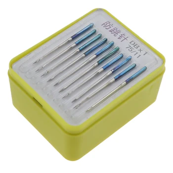 

10Pcs/Pack Embroidery Needles Sewing Accessories Anti-jump Needle stretch cloth machine for Household Multi-function