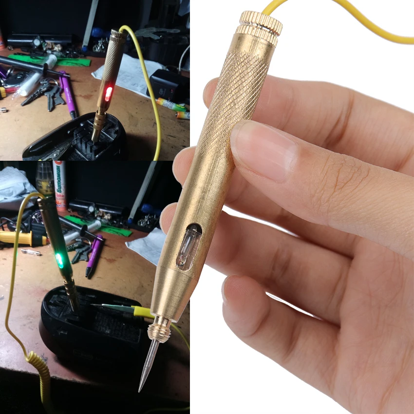 Stylo testeur de tension électrique automobile voiture lumière lampe test  crayon sonde stylo de réparation