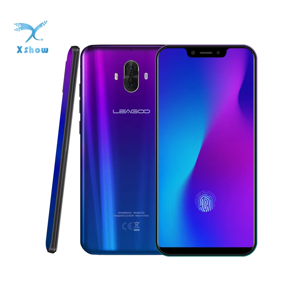 LEAGOO S10 смартфон с 5 дюймовым дисплеем восьмиядерным процессором ОЗУ 6 ГБ ПЗУ 128 20 МП