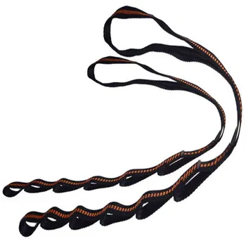 

2pcs Traveling Hammock Strap Outdoor Adjustable Garden Rope Hanging Tree Belt Super Strong Camping Hiking Swing Random Color