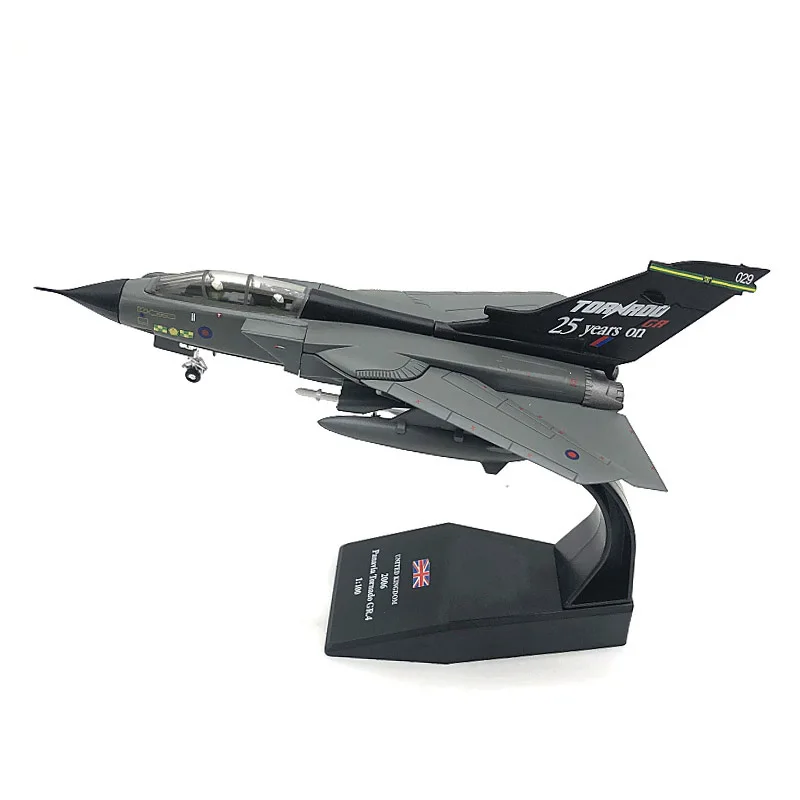 1/100 масштаб Британский Air Force GR4 Торнадо истребитель игрушечные модели самолетов
