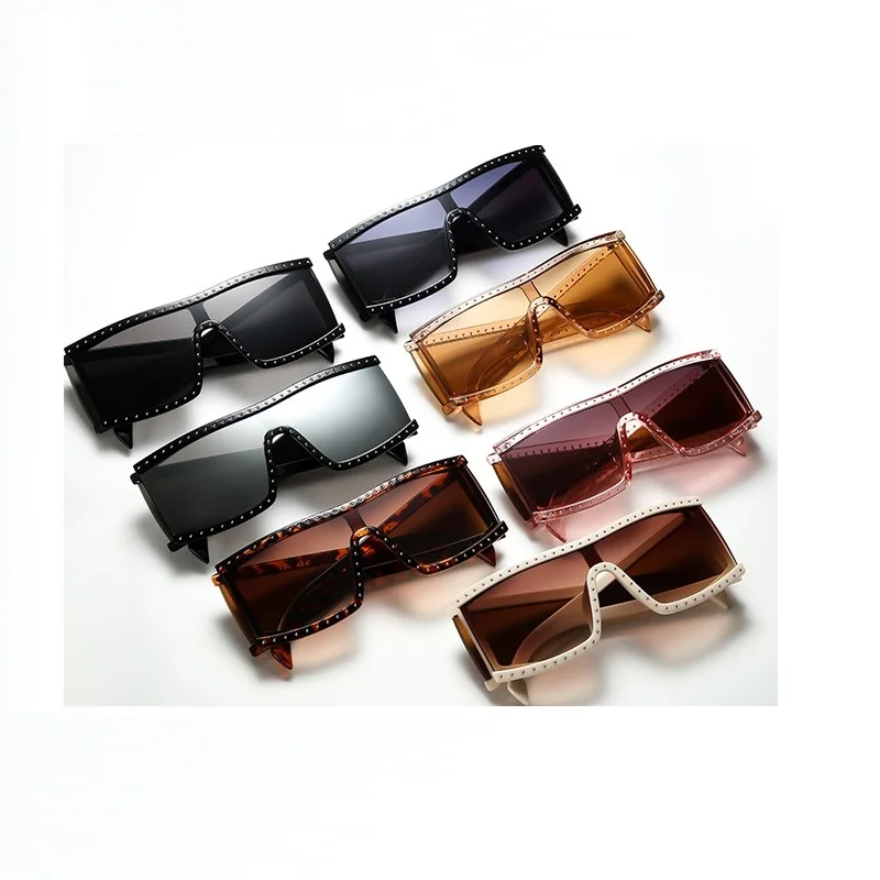 Большие женские квадратные очки с плоским верхом винтажные мужские брендовые Дизайнерские Модные Оттенки UV400 De Sole