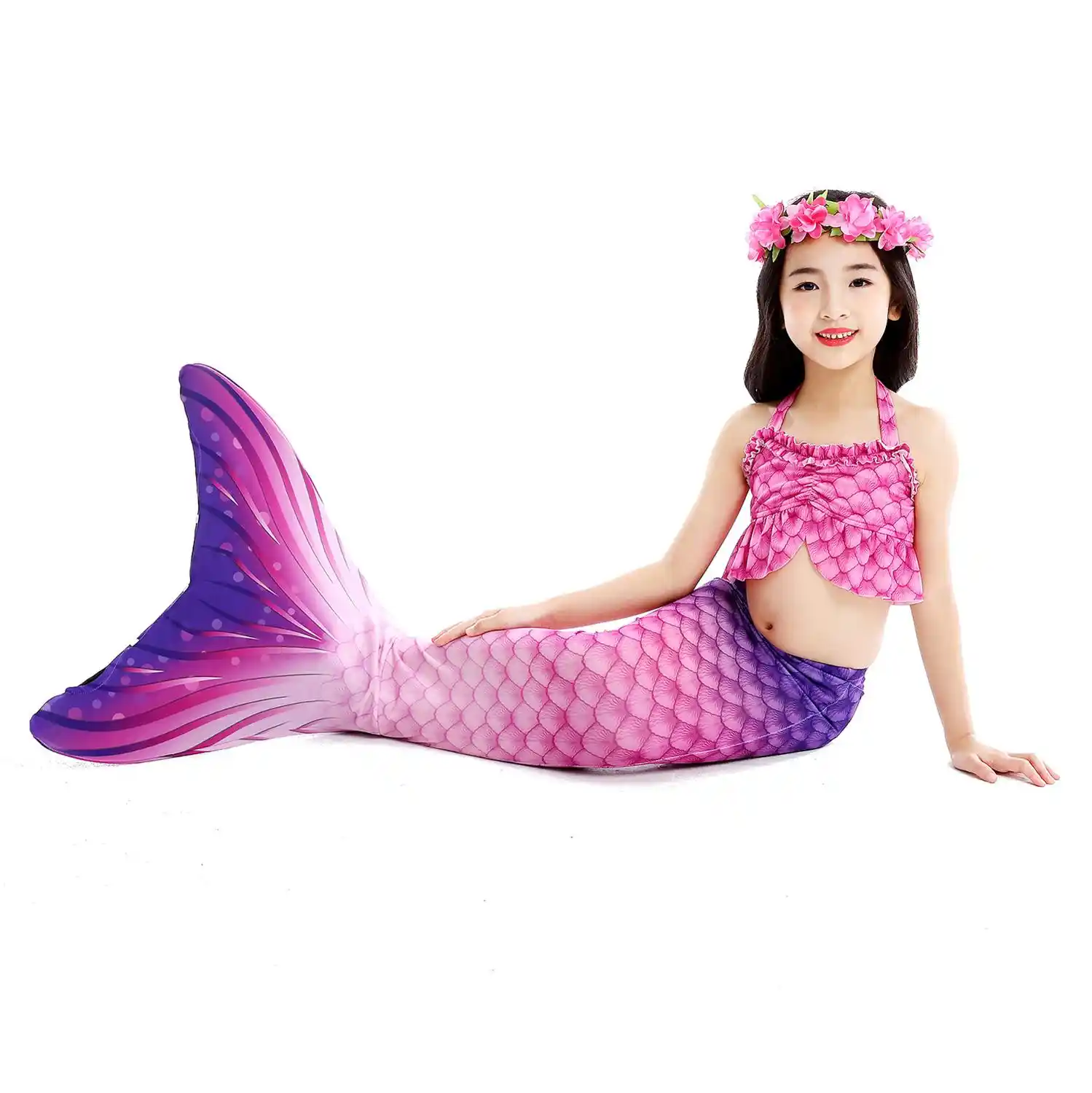 Costumes Cosplay Queue De Sirene Pour Filles Costume De Bain Pour Enfants Deguisement D Halloween Nouvelle Collection Ete Maillot De Plage Aliexpress