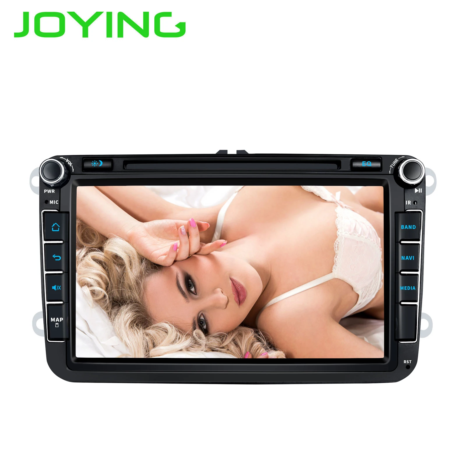 Discount 8"Android 8.1 Car Radio Stereo Head Unit For VW Skoda Rapid Passat Polo Golf GPS Multimedia DVD Player Built in DSP Mirror Link 4
