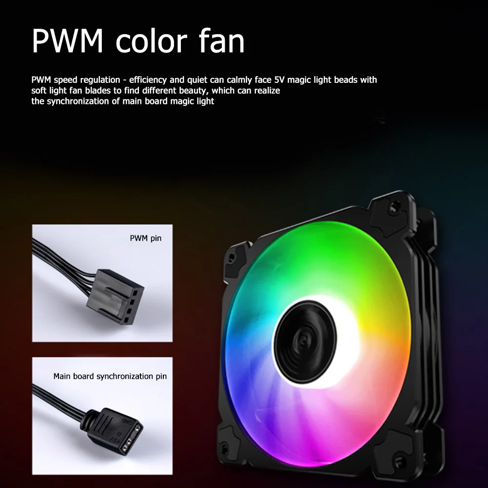 Кулер компьютерный CR1400 PWM 4 тепловых трубы 12 В RGB для Intel