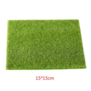 Hot Sale Micro Landscape Decoration DIY Mini Fairy Garden Simulation Plants Artificial Fake Moss Decorative Green Grass PGM