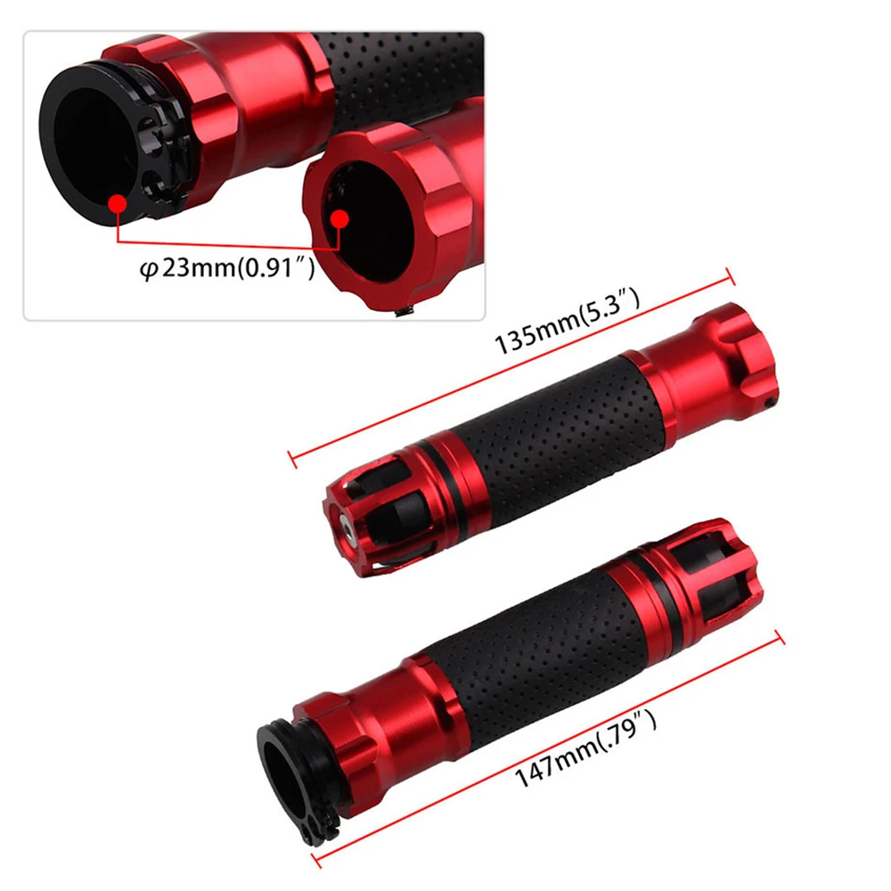 7/8 ''22 мм CNC алюминиевый сплав рукоятки мотоцикла вращающиеся рукоятки аксессуары для мотоциклов