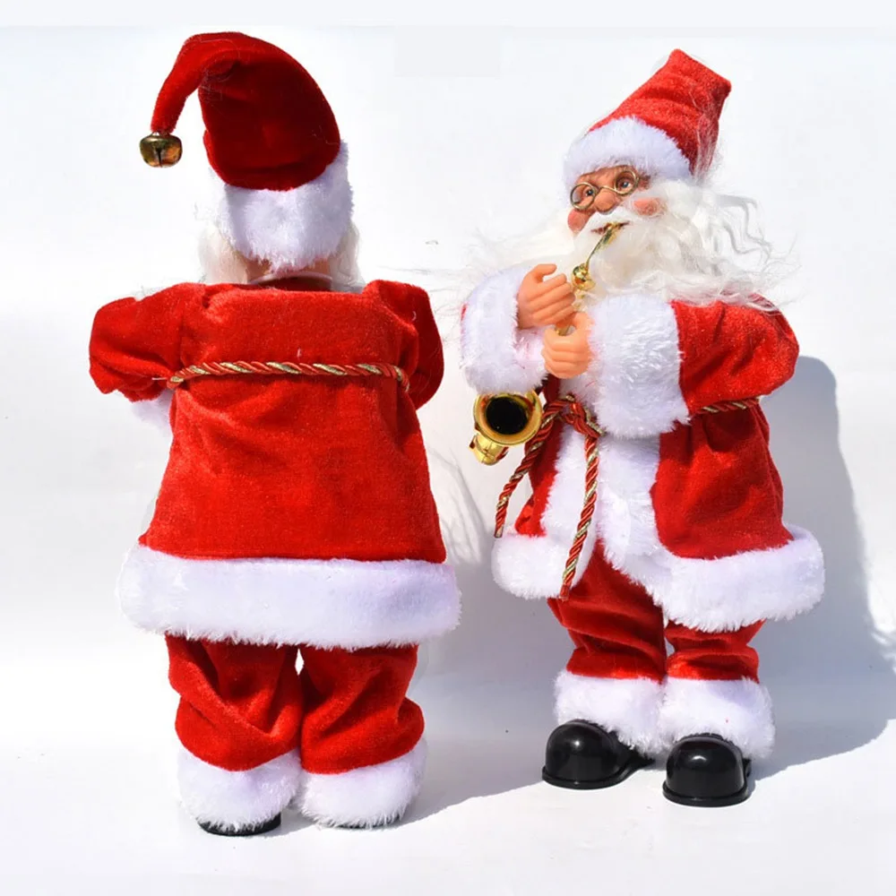 5 видов рождественского Санта-Клауса электрическая танцевальная игрушка Лучшие подарки на год электрическая звучащая игрушка Санта-Клаус кукла украшение дома