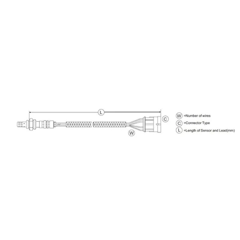 UpUpstream& вниз кислорода O2 Сенсор для 01 02 03 04 05 Honda Civic 1.7L D17A7 234-4092234-4098