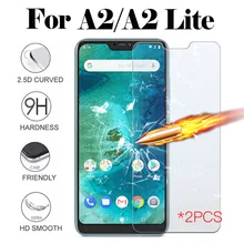 2PCS Protective Glass On For Xiaomi Mi A2 lite Gla