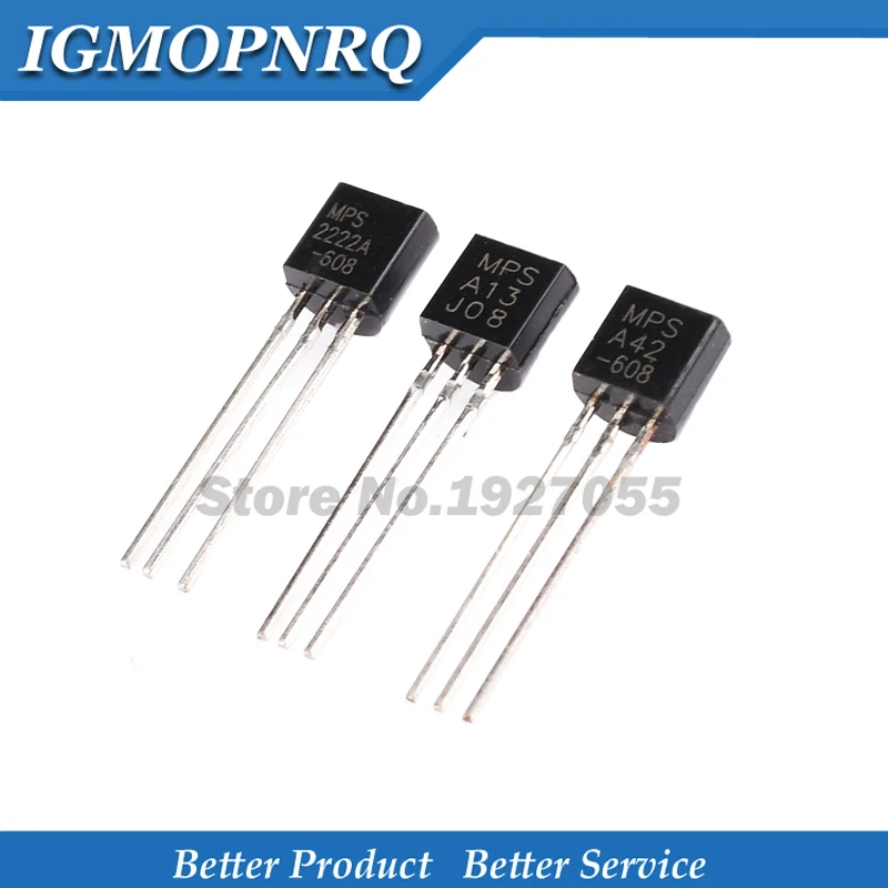 100 шт. MPSA13 MPSA18 TO-92 MPSA42 MPSA92 Z0103MA Z0607MA TO92 BT169D BT131-600 MPSA06 MPSA56 новый транзистор |