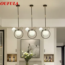 OULALA Lámpara LED decorativa para sala de estar, dormitorio, restaurante, Luces colgantes modernas