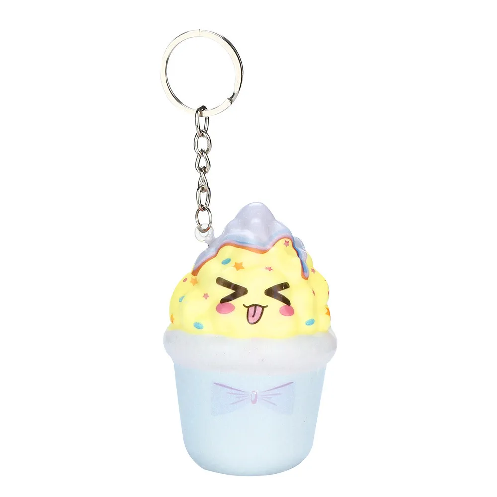 Случайный стиль Squishies Kawaii Мороженое медленно поднимающийся крем душистый брелок игрушки для снятия стресса декомпрессия медленное восстановление juguete