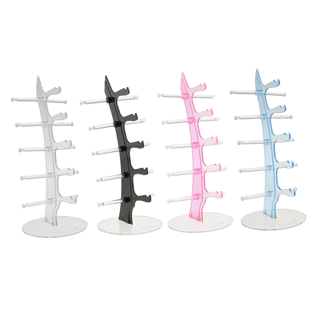 5 Tiers Acrylic Eyeglasses Sunglasses Glasses Display Stand Holder Rack Showcase 5 Tiers Acrylic Eyeglasses Sunglasses Glasses Display Stand Holder Rack Showcase