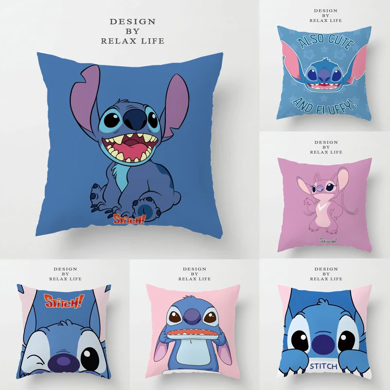 Наволочка для подушки Disney Stitch Холодное сердце 2 Эльза Анна Мультяшные