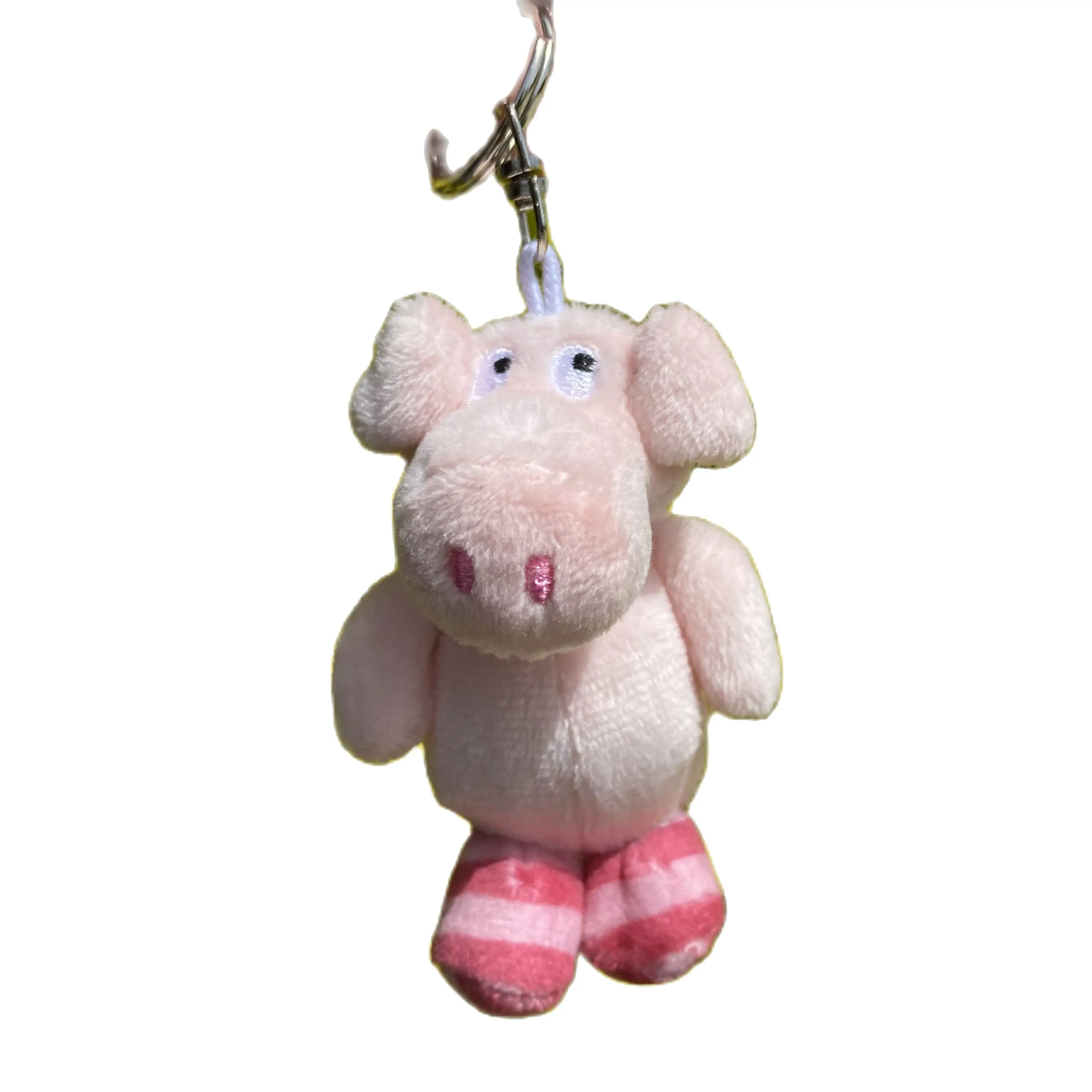 Plush Keychain 10cm Plush toy pendant Dinosaurs sloths giraffes rabbits hippos monkeys lions orangutans Pigs koalas Key chain