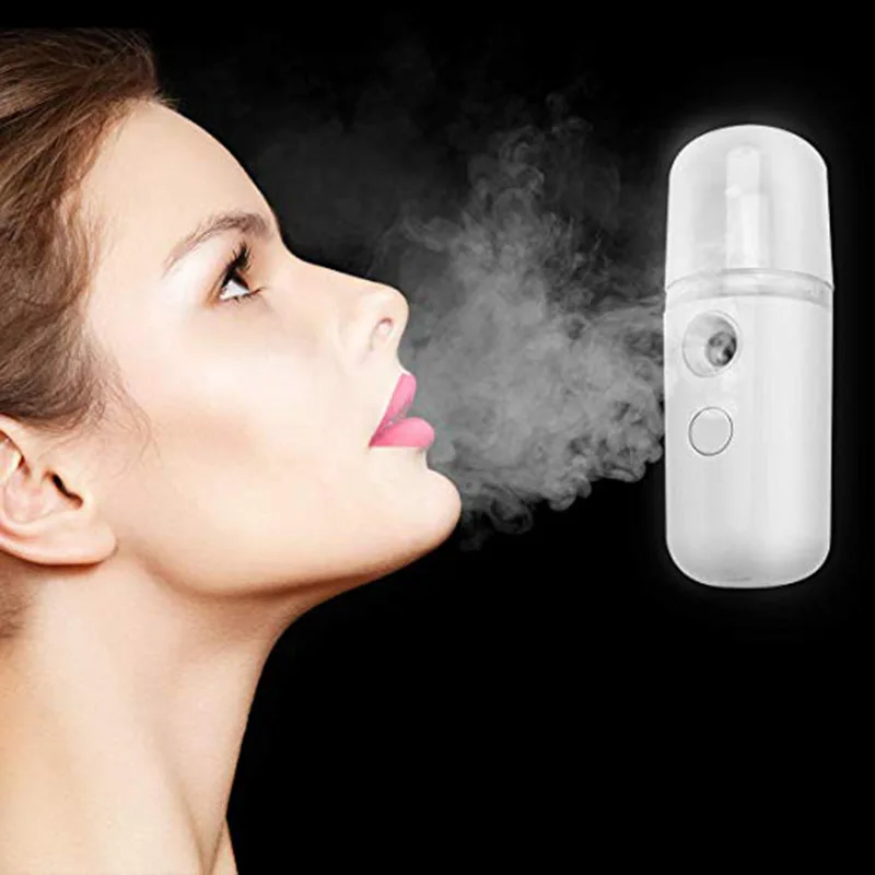 

Water Replenishing Instrument Humidifier New Style USB Charging Nano Spray Device Portable Hand-Held Facial Beauty Instrument