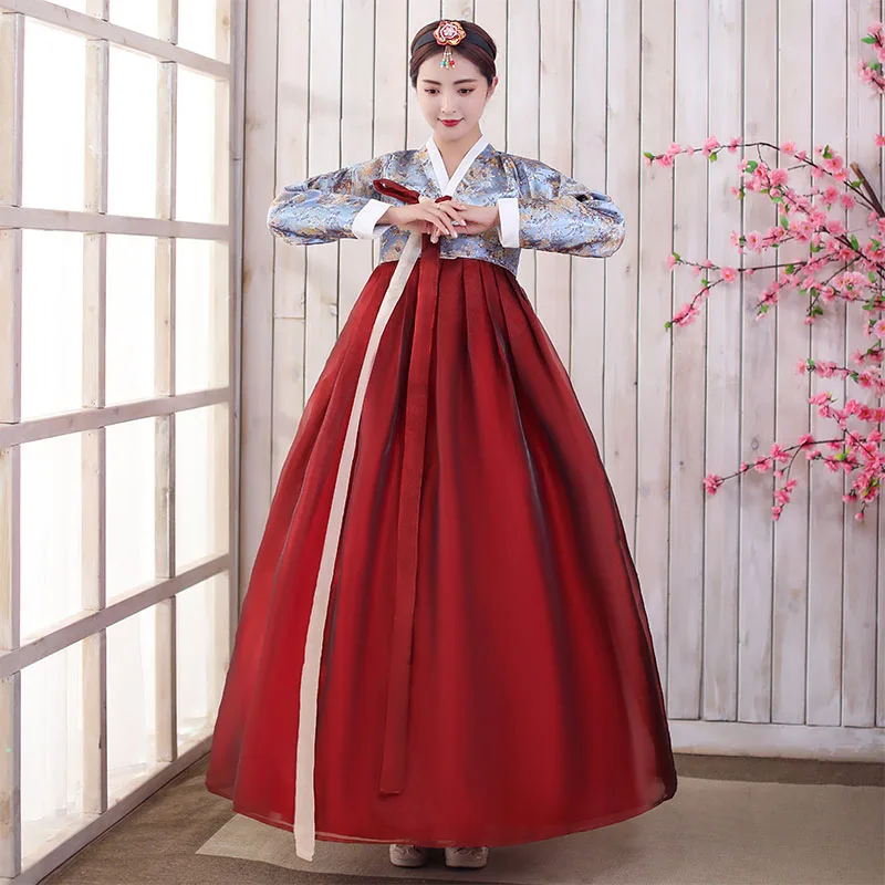 Женское платье Hanbok в Корейском стиле элегантное традиционное азиатское