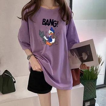 

y3215 Women Harajuku Ullzang Donald Duck T-shirt Femme Summer Tshirt Fashion Top Tee Female T Shirt