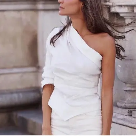 

One Off Shoulder Top T Shirt Women Tops Slash Neck Autumn Casual Shirt Long Sleeve Cool Sexy Blusas